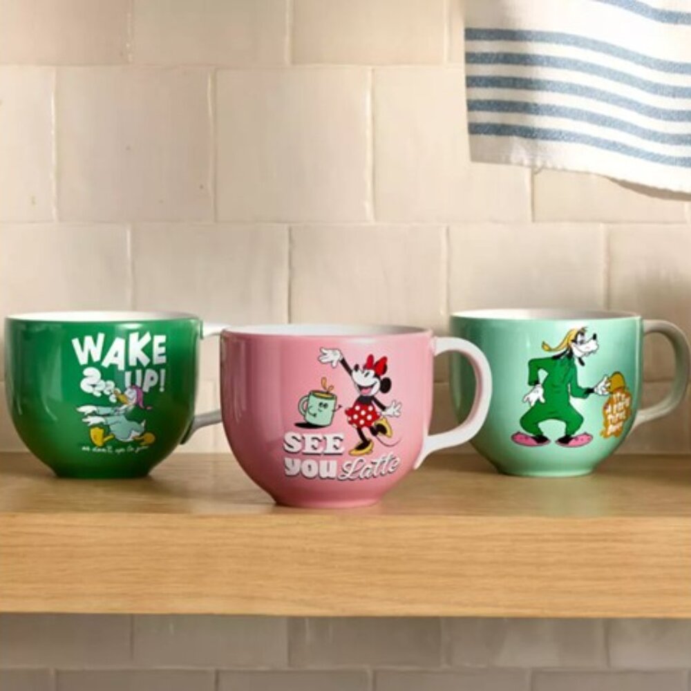 DISNEY Minnie Mouse “See You Latte” Coffee / Soup Mug BRAND NEW &‎ CUTE! - Picture 2 of 5